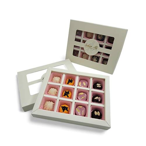 mini boy gurme serisi 12 li �ikolata kutusu 120g e