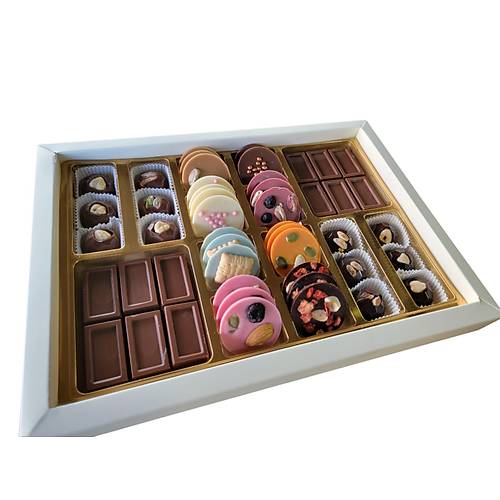 El yap�m� gurme �ikolata kutusu 460g e