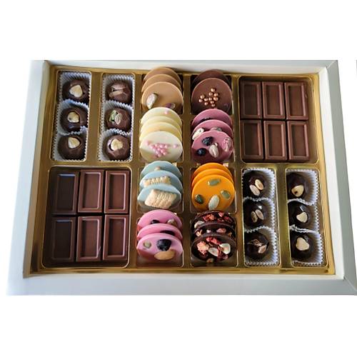 El yap�m� gurme �ikolata kutusu 460g e