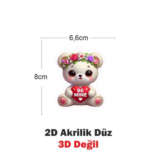 Araba Ayna S�s�, Araba S�s�, �anta Aksesuar� - Benim Ol - Pleksi Malzeme, UV Bask�l� - 017