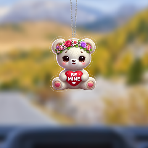 Araba Ayna S�s�, Araba S�s�, �anta Aksesuar� - Benim Ol - Pleksi Malzeme, UV Bask�l� - 017