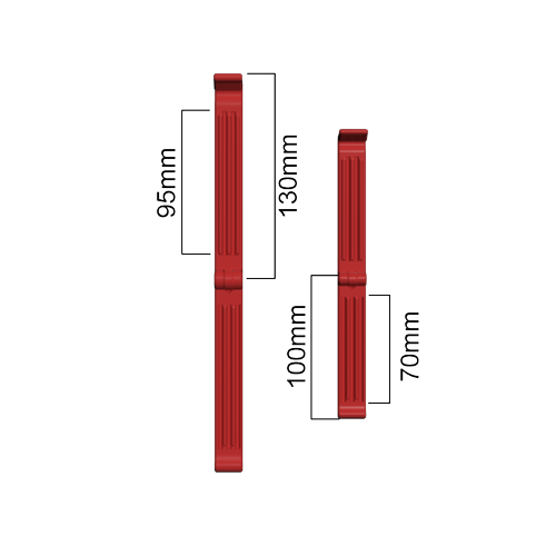 Po�et Kapatma Mandal� - Kilitli G�da Klipsi - Uzun �m�rl� 6 Adet Beyaz