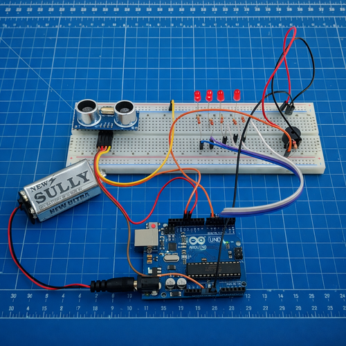 Arduino ile Uyumlu Park Sens�r� Projesi (Monte Edilmi�, Kurulu, Haz�r Proje)