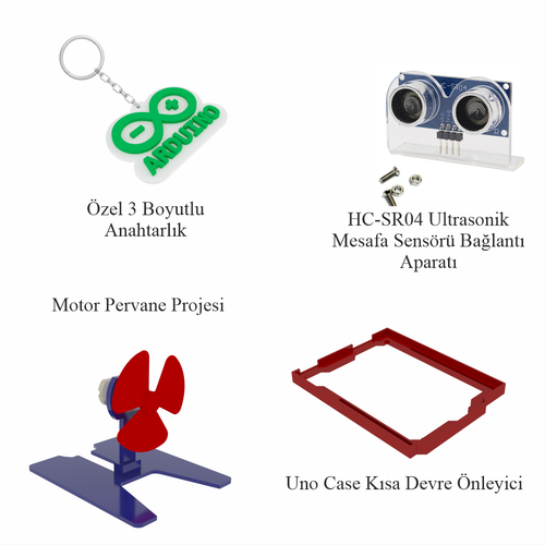 Arduino ile Uyumlu Ba�lang�� Seti Uno R3 S�per �deal Set 92 Par�a 317 Adet