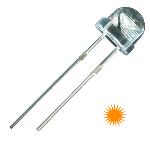 Mantar Led 4.8mm ( Amber ) 5 Adet