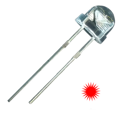 Mantar Led 4.8mm ( K�rm�z� ) 5 Adet