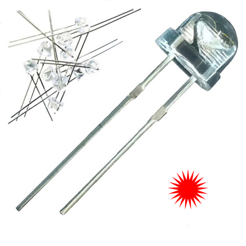 Mantar Led 4.8mm ( K�rm�z� ) 10 Adet