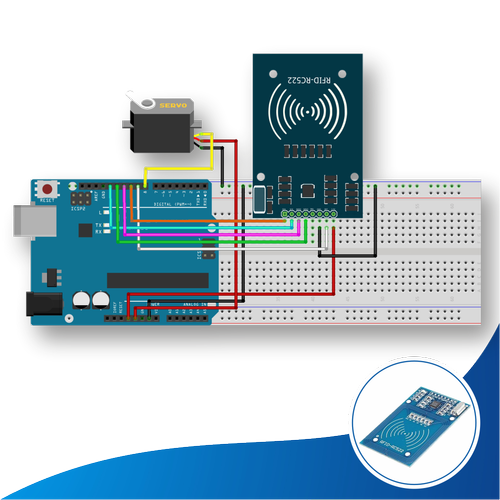 Arduino ile Uyumlu RFID Otomatik Kap� Full Projesi - Demonte ( No:11 )