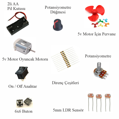 Arduino ile Uyumlu Ba�lang�� Seti UNO R3 Kodlamaya Giri� 80 Par�a 281 Adet