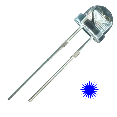 Mantar Led 4.8mm ( Mavi ) 5 Adet