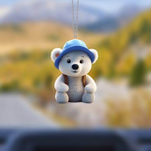 Araba Ayna S�s�, Araba S�s�, �anta Aksesuar� - Turist Ay� - Pleksi Malzeme, UV Bask�l� - 010