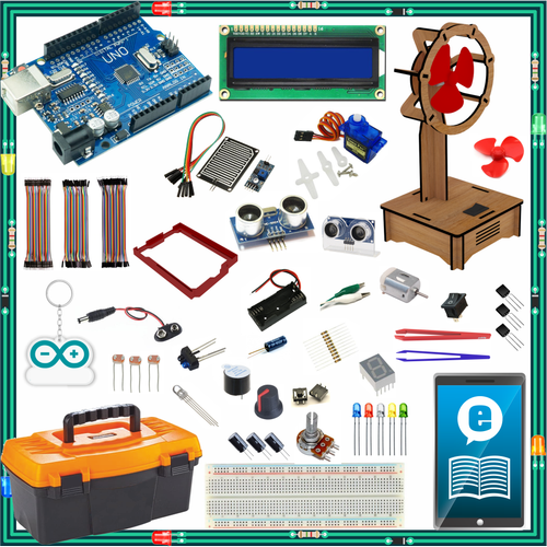 Arduino ile Uyumlu Ba�lang�� Seti UNO R3 Kodlamaya Giri� 80 Par�a 281 Adet