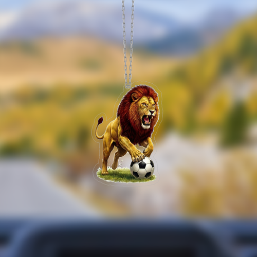 Araba Ayna S�s�, Araba S�s�, �anta Aksesuar� - Aslan 4 - Pleksi Malzeme, UV Bask�l� - 043