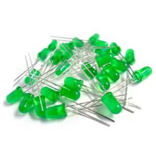 5mm Mat ( Diffused ) Ye�il Led 5 Adet