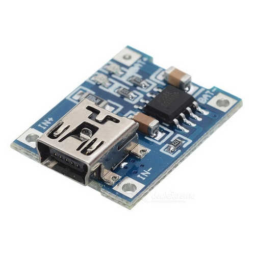 Lityum Piller ��in 1A 5V Mini USB �arj Mod�l�