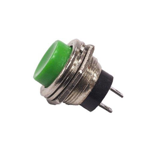 16mm Push Buton Metal Ye�il ( Arduino ile Uyumlu - Elektronik )