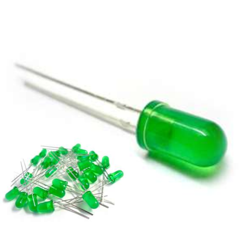 5mm Mat ( Diffused ) Ye�il Led 10 Adet