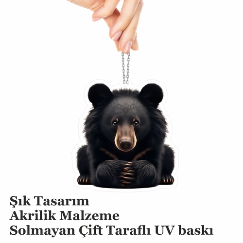 Araba Ayna S�s�, Araba S�s�, �anta Aksesuar� - Ay� - Pleksi Malzeme, UV Bask�l� - 011