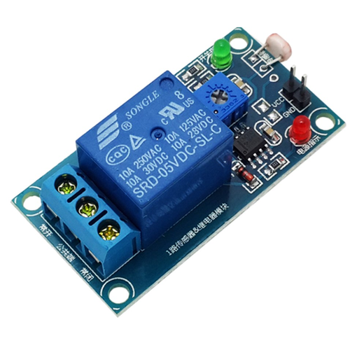 5V 1 Kanal LDR I��k Sens�r� Kontroll� R�le Kart�