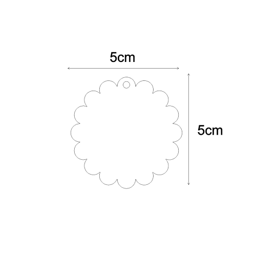 Pleksi Bulut Anahtarl�k Haz�r Bask�s�z �effaf Kal�nl�k 3mm