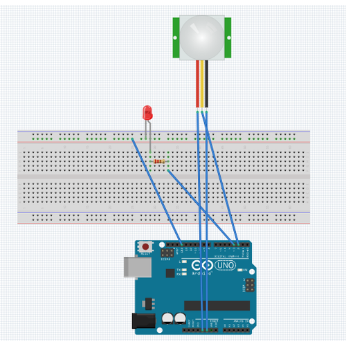 Arduino ile Uyumlu PIR Hareket Alg�lama Projesi (Monte Edilmi�, Kurulu, Haz�r Proje)
