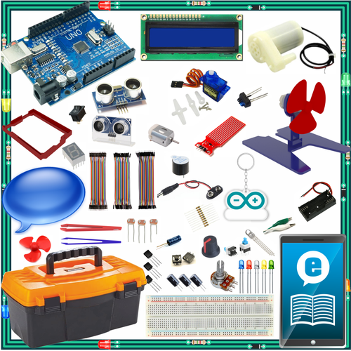 Arduino ile Uyumlu UNO R3 ( CH340G ) Ekonomik Set 80 Par�a 301 Adet