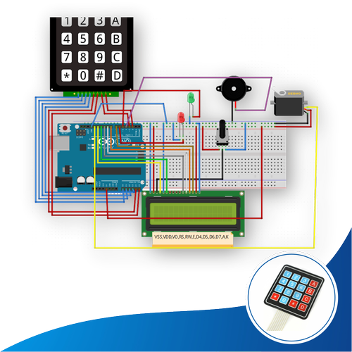 Arduino ile Uyumlu �ifreli Kap� Kilit Sistemi Full Projesi - Demonte ( No:12 )