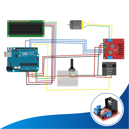 Arduino ile Uyumlu Dc Motor H�z �l��m Full Projesi - Demonte ( No:13 )