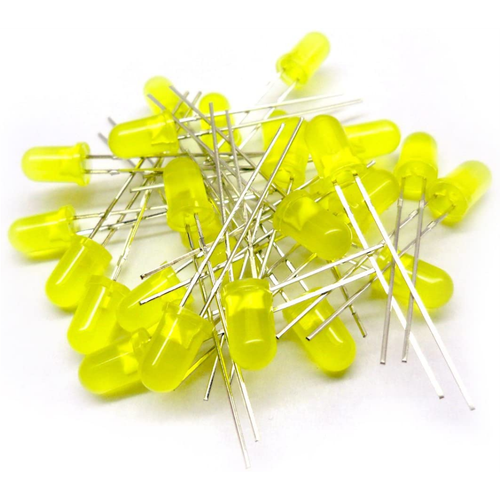 5mm Mat ( Diffused ) Sar� Led 50 Adet