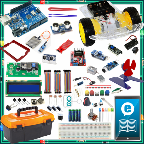 Arduino ile Uyumlu Ba�lang�� Seti UNO R3 ( CH340 ) 107 Par�a 344 Adet