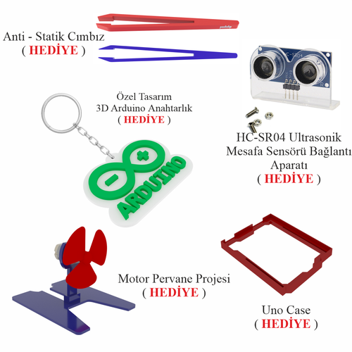 Arduino ile Uyumlu S�per Full Profesyonel Set 138 Par�a 375 Adet