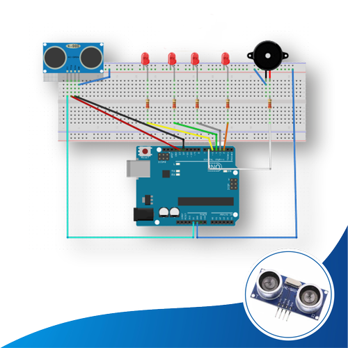 Arduino ile Uyumlu Ultrasonik ile Park Sens�r� Full Projesi - Demonte ( No:6 )