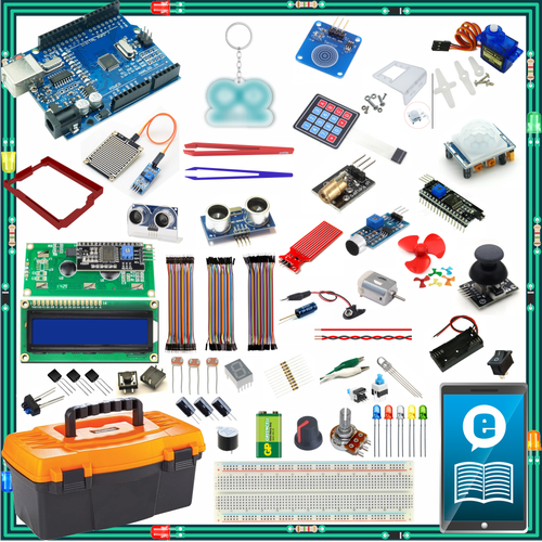 Arduino ile Uyumlu Ba�lang�� Seti UNO R3 B�y�k F�rsat 93 Par�a 312 Adet