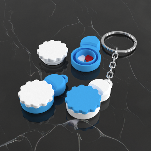 Ta��nabilir G�nl�k �la� Kutusu 2 Adet, Anahtarl�k Dahil