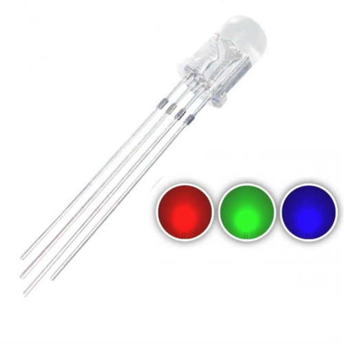 Arduino ile Uyumlu Pic ARM 5mm RGB �effaf Led