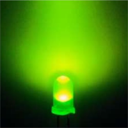 5mm Mat ( Diffused ) Ye�il Led 5 Adet