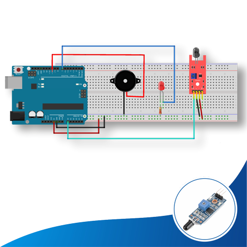 Arduino ile Uyumlu Alev Ate� Alg�lama Full Projesi - Demonte ( No:4 )