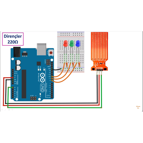 Arduino ile Uyumlu S�v� Seviye �l�me Projesi (Monte Edilmi�, Kurulu, Haz�r Proje)