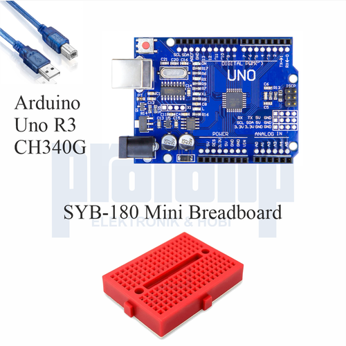 Arduino ile Uyumlu Ba�lang�� Seti UNO R3 ( CH340 ) G�R�� 38 Par�a 137 Adet