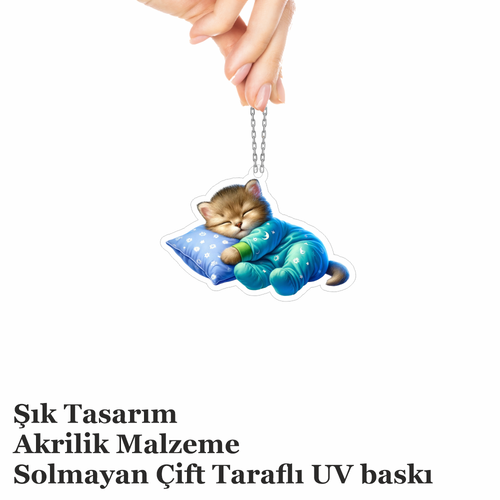 Araba Ayna S�s�, Araba S�s�, �anta Aksesuar� - Bebek Puma - Pleksi Malzeme, UV Bask�l� - 027