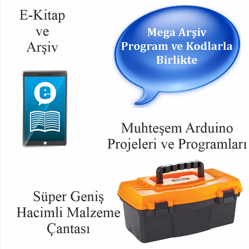 Arduino ile Uyumlu Ba�lang�� Seti Uno R3 Black Mamba Set 94 Par�a 327 Adet