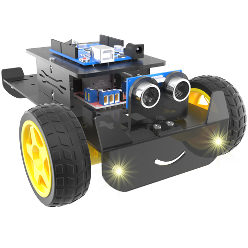 2WD Turbo Black Araba V3. ( Arduino ile Uyumlu )