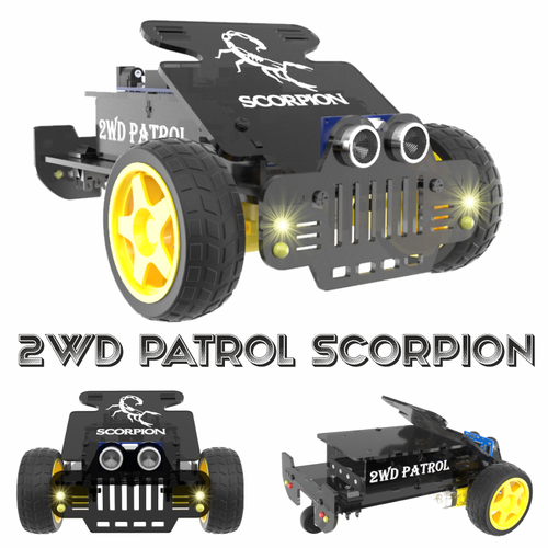 2WD Patrol Scorpion Araba - Arduino