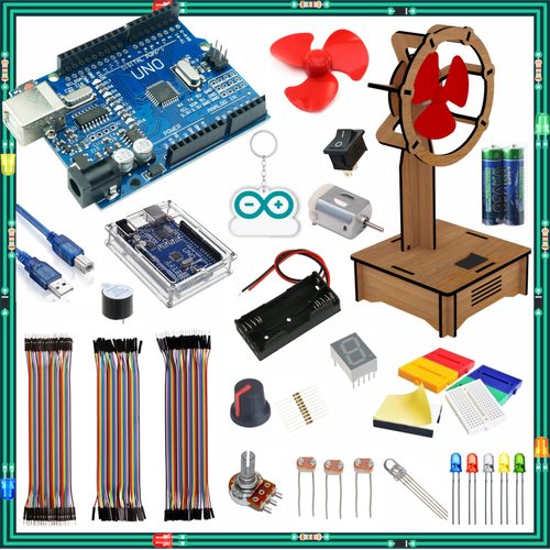 Arduino ile Uyumlu Ba�lang�� Seti UNO R3 ( CH340 ) G�R�� 38 Par�a 137 Adet