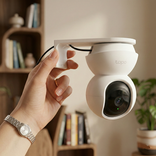 TP-Link Tapo C200 / C210 / C220 Uyumlu Kamera Duvar ve Tavan Ask� Aparat� (Dikkat: C200C ile Uyumlu De�ildir)