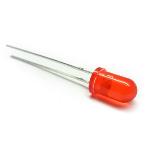 5mm Mat ( Diffused ) K�rm�z� Led 5 Adet