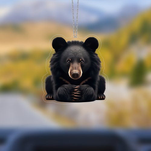 Araba Ayna S�s�, Araba S�s�, �anta Aksesuar� - Ay� - Pleksi Malzeme, UV Bask�l� - 011