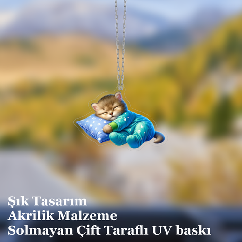 Araba Ayna S�s�, Araba S�s�, �anta Aksesuar� - Bebek Puma - Pleksi Malzeme, UV Bask�l� - 027