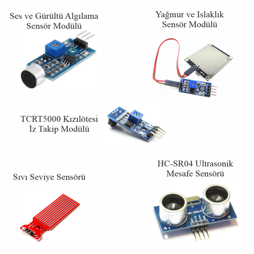 Arduino ile Uyumlu Ba�lang�� Seti UNO R3 ( CH340 ) 107 Par�a 344 Adet