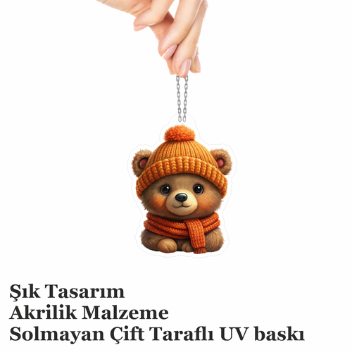 Araba Ayna S�s�, Araba S�s�, �anta Aksesuar� - K�� Geldi - Pleksi Malzeme, UV Bask�l� - 019